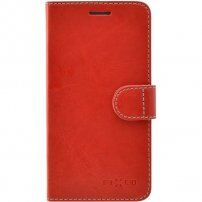 FIXED FIT флип калъф за iPhone 13 - червено