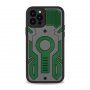 Удароустойчив кейс с мотив на маскировка за iPhone 12 Pro Max - зелен