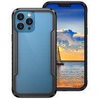 Устойчив метален Armor кейс за iPhone 13 Pro Max - черен