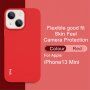 Imak мек удароустойчив кейс за iPhone 13 mini - червен