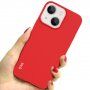 Imak мек удароустойчив кейс за iPhone 13 - червен