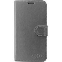 FIXED FIT Shine флип калъф за iPhone 13 mini - цвят антрацит