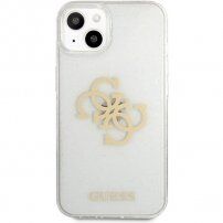 Guess Big 4G Full Glitter кейс за iPhone 13 - прозрачен