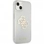 Guess Big 4G Full Glitter кейс за iPhone 13 - прозрачен