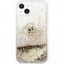 Guess Big 4G Liquid Glitter Gold кейс за iPhone 13 - златен