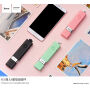 HOCO селфи стик с кабелно задействане за Apple iPhone - до 65cm - розова