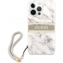 Guess Marble Stripe кейс за iPhone 13 Pro Max - сив