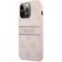 Guess 4G Printed Stripe кейс за iPhone 13 Pro Max - розов