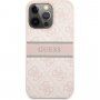 Guess 4G Printed Stripe кейс за iPhone 13 Pro Max - розов
