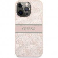 Guess 4G Printed Stripe кейс за iPhone 13 Pro Max - розов