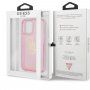Guess Big 4G Full Glitter кейс за iPhone 13 Pro Max - розов