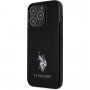 U.S. Polo Horses Logo кейс за iPhone 13 Pro Max - черен