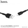 HOCO кабел за зареждане за Apple iPhone / iPad / iPod - 1m - черен