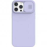 Nillkin CamShield Silky Magnetic силиконов кейс за iPhone 13 Pro Max - лилав