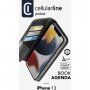 Cellularline Book Agenda 2 флип калъф за iPhone 13 - черно