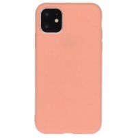 Кейс от мека пластмаса за iPhone 13 mini - оранжев