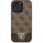 Guess 4G Metal Logo кейс за iPhone 13 Pro Max - кафяв