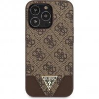 Guess 4G Metal Logo кейс за iPhone 13 Pro Max - кафяв