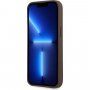 Guess 4G Metal Logo кейс за iPhone 13 Pro Max - кафяв