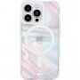 Case Mate Soap Bubble холографски кейс с MagSafe за iPhone 13 Pro - прозрачен