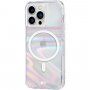 Case Mate Soap Bubble холографски кейс с MagSafe за iPhone 13 Pro - прозрачен