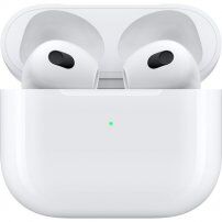 Оригинални Apple безжични слушалки AirPods 3 с калъф за зареждане MagSafe (2021) - Бели