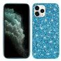 Защитен кейс с пайети за iPhone 12 / 12 Pro - син