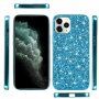 Защитен кейс с пайети за iPhone 12 / 12 Pro - син