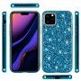 Защитен кейс с пайети за iPhone 11 Pro - черен