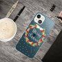 Прозрачен кейс от мека пластмаса за iPhone 13 mini - коледен венец
