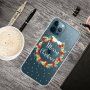 Прозрачен кейс от мека пластмаса за iPhone 13 Pro Max - коледен венец