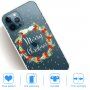 Прозрачен кейс от мека пластмаса за iPhone 13 Pro Max - коледен венец