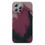 Защитен кейс с мотив на водни цветове за iPhone 13 Pro - розов
