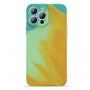 Защитен кейс с мотив на водни цветове за iPhone 13 Pro - жълт