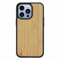 Защитен дървен кейс за iPhone 13 Pro Max - бамбук