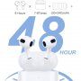 Wiwu безжични bluetooth слушалки с MagSafe калъф за зареждане за Apple устройства - бяла