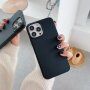 Защитен ледено блестящ кейс за iPhone 13 Pro Max - черен