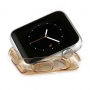 BASEUS ултра тънак гумен калъф за Apple Watch 38мм (дб. 0.65мм) - златен