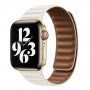 Каишка с милански дизайн за Apple Watch Ultra 49mm / 46mm / 45mm / 44mm / 42mm - бежов