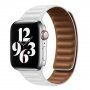 Каишка с милански дизайн за Apple Watch Ultra 49mm / 46mm / 45mm / 44mm / 42mm - бял
