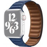 Каишка с милански дизайн за Apple Watch 42mm / 41mm / 40mm / 38mm - кралско син