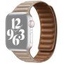 Каишка с милански дизайн за Apple Watch Ultra 49mm / 46mm / 45mm / 44mm / 42mm - бежов