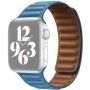 Каишка с милански дизайн за Apple Watch Ultra 49mm / 46mm / 45mm / 44mm / 42mm - небесно син