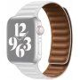Каишка с милански дизайн за Apple Watch Ultra 49mm / 46mm / 45mm / 44mm / 42mm - бял