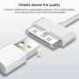 USB-A / 30pin кабел за зареждане и пренос на данни за iPhone / iPad / iPod - 2 m - бял