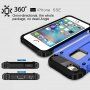 Изключително устойчив "Armor" кейс за iPhone 5 / 5S / SE (2016) - син