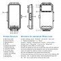 PULUZ водоустойчив калъф за гмуркане до 45m за iPhone - бяло