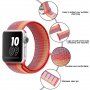 Найлонова каишка на райета за Apple Watch Ultra 49mm / 46mm / 45mm / 44mm / 42mm - оранжево-червен