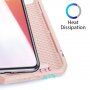 Dux Ducis калъф тип портмоне за iPhone 12 mini - розово