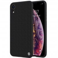 Nillkin кейс с текстура на найлонови влакна за iPhone XR - черен